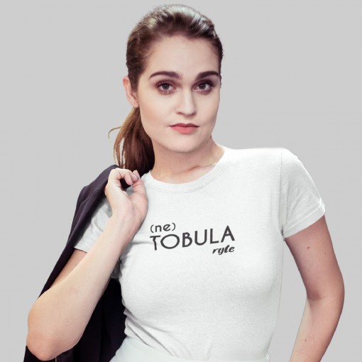 (NE) TOBULA RYTE Moteriški marškinėliai