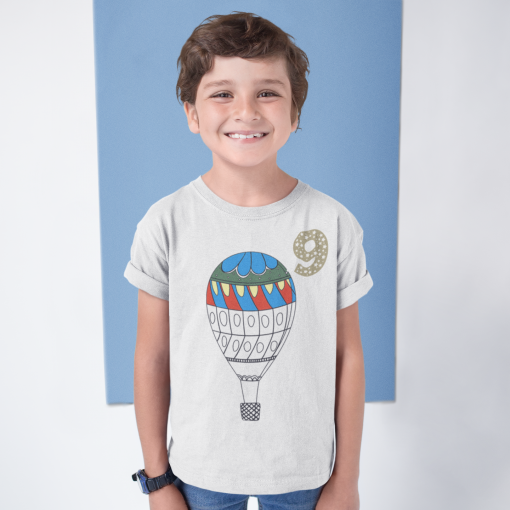 ORO BALIONAS Vaikiški marškinėliai spalvinimui