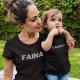 FAINOS Marškinėliai mamai ir dukrai