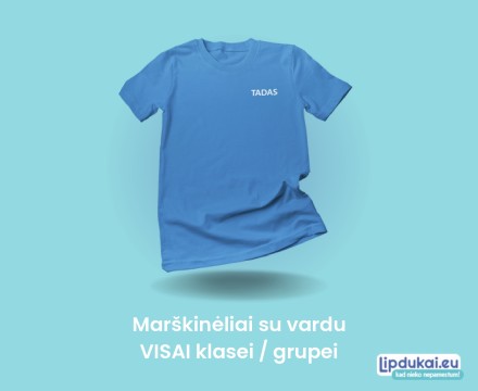 Marškinėliai su vardu