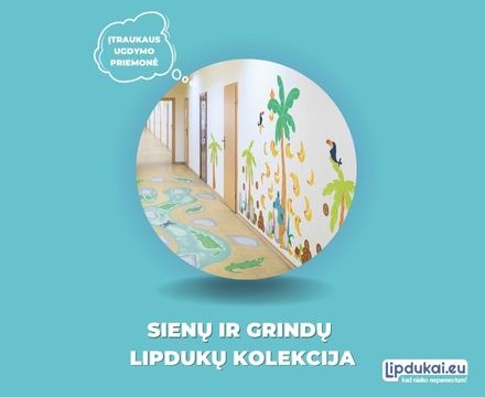 Grindų ir laiptų lipdukų kolekcija