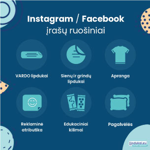 Instagram / Facebook įrašai Instagram / Facebook įrašai